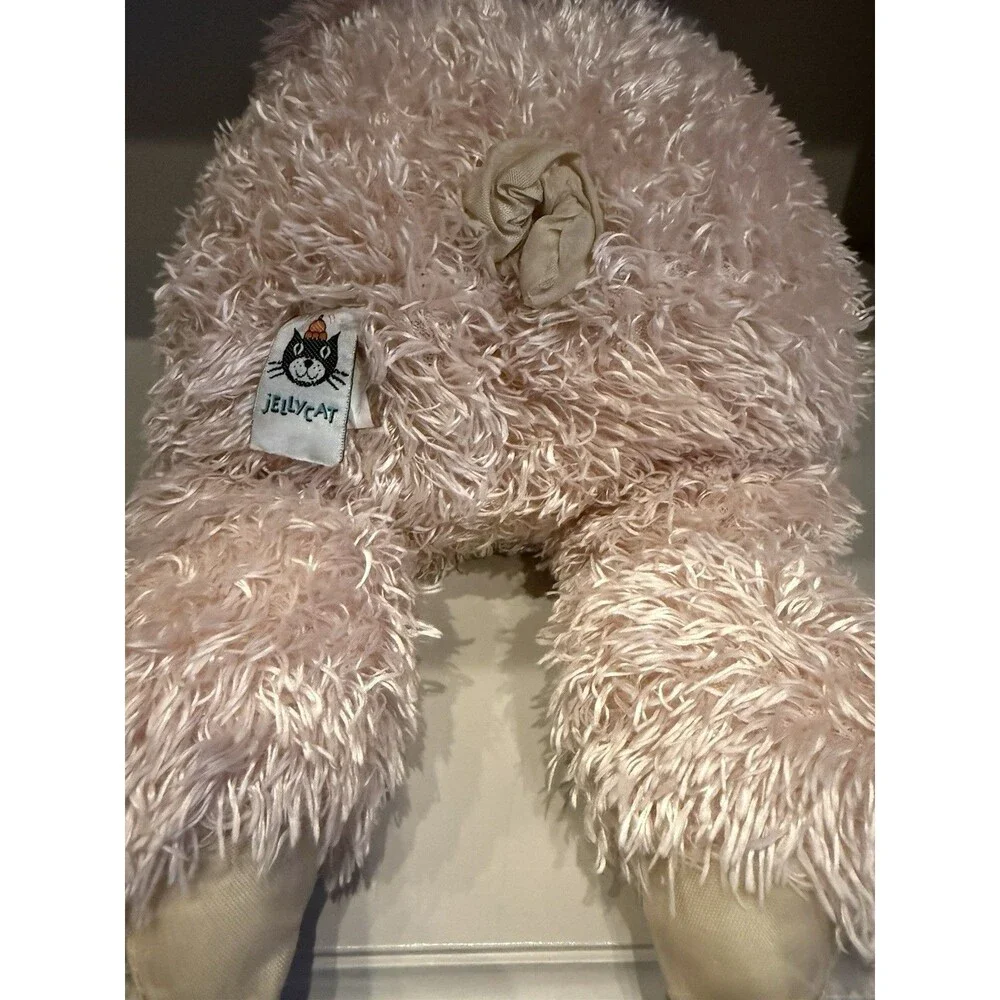 JELLYCAT London Bunglie Pig Shaggy Plush Animal Toy